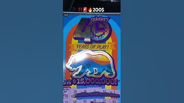 New 40$ California scratcher 40X MULTIPLIER FOUND🚨‼️🔥 “BIGWIN”