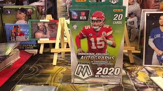 2020 Mosaic Football Hanger With A Shiny Mahomes