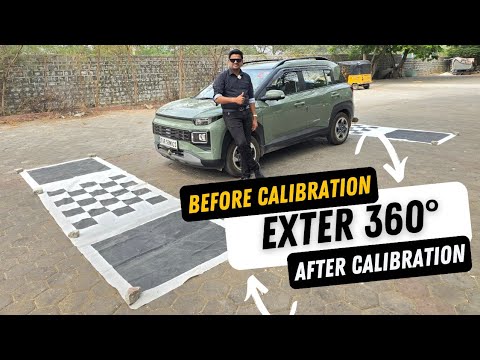 HYUNDAI EXTER WITH 360° CAMERA IN STOCK PLAYER || TURNING GUIDELINES ...
