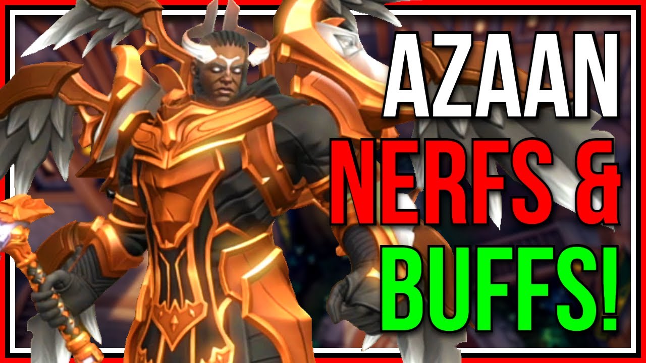 MAJOR Azaan Nerfs and Buffs ALREADY! - Paladins PTS Gameplay - YouTube