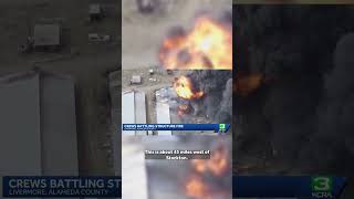 Brush Structure Fire In Rmore Causes Explosion