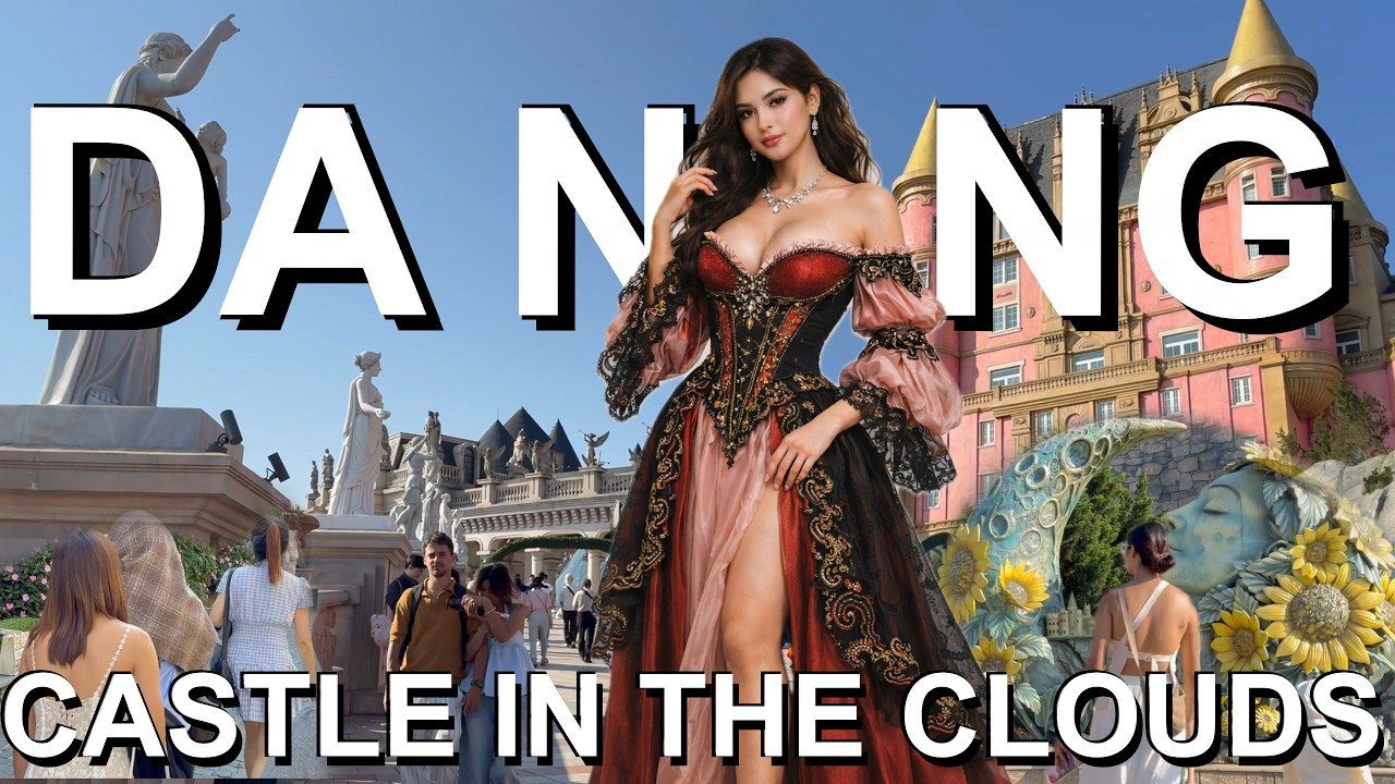 Da Nang 🇻🇳 Ba Na Hills | Epic French Village Castle Walk (4K)