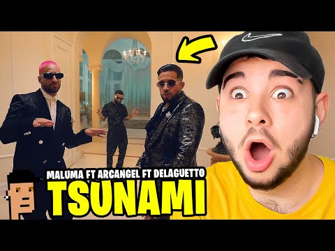 REACCIÓN a Maluma – Tsunami (Official Video) ft. Arcangel, De La Ghetto