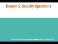 Part 2e - Domain 5 Security Operations ISC2 CC Course Certified in Cybersecurity by Haris Chughtai