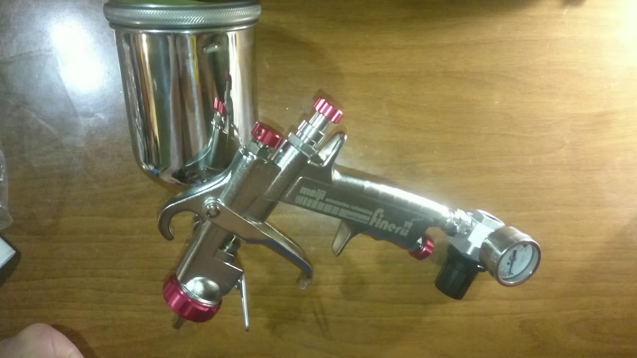 Японский краскопульт MEIJI FINER 2+. Обзор, тест, вывод.