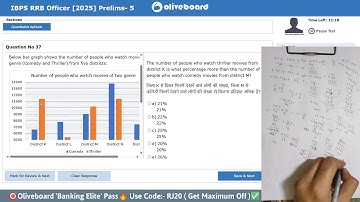 🎯Oliveboard RRB PO live mock test-5📚✍️ | 93%+ Percentile | How to Attempt Mock #sbi #rrbpo #rrb