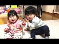【号泣】意地悪な兄ちゃんにパンを奪われ号泣するらんらん【おすわり】