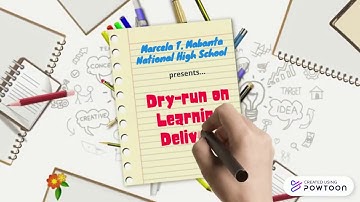 Dry run on learning delivery modalities