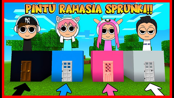 ATUN & MOMON MENEMUKAN PINTU RAHASIA SPRUNKI !! Feat @sapipurba Minecraft