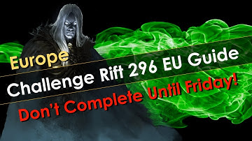 Diablo 3 Challenge Rift 296 EU Guide - Don