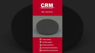 The HfB2(Hafnium diboride) Sputtering Target from CRM
