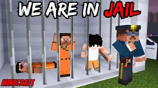 WE ARE IN JAIL !! MINECRAFT PRISON ESCAPE !!