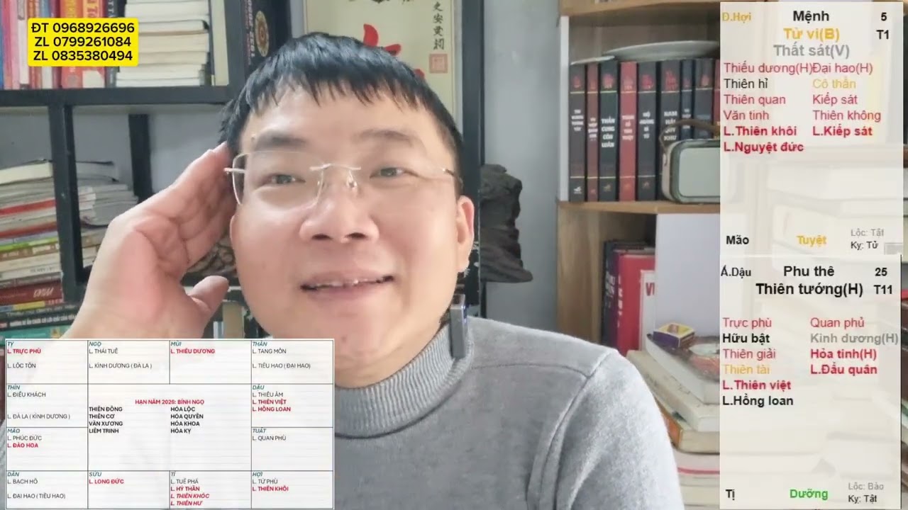 LƯU THIÊN KHÔI- LƯU THIÊN VIỆT- CÁCH HOÁ GIẢI LIÊM TRINH HOÁ KỴ : LUẬN HẠN 2026 PHẦN 5