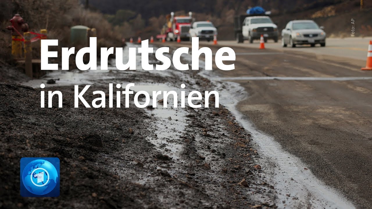 Malibu Schlammlawine Legt Highway Lahm Youtube