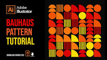 Bauhaus Style Pattern with one Click Illustrator by Shuayb Ali Khan Tirmon [Download Source File]