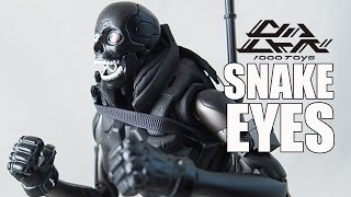 1000Toys Snake Eyes G.I. Joe Review - CollectionDX - YouTube