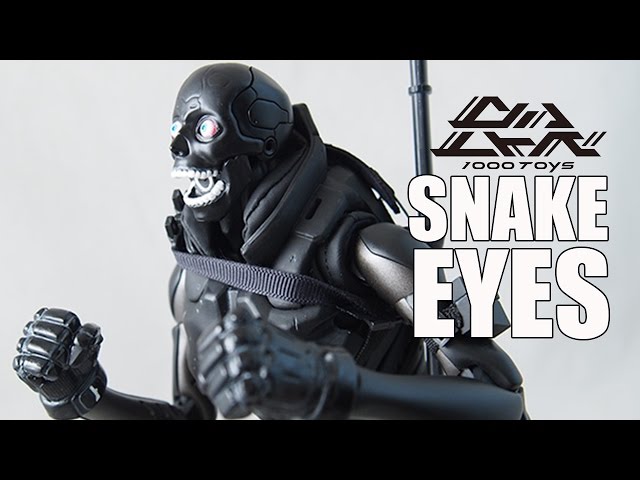 1000Toys Snake Eyes G.I. Joe Review - CollectionDX - YouTube