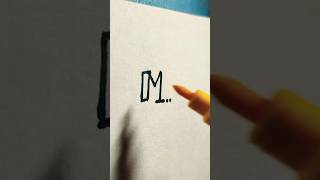 M letter coloring