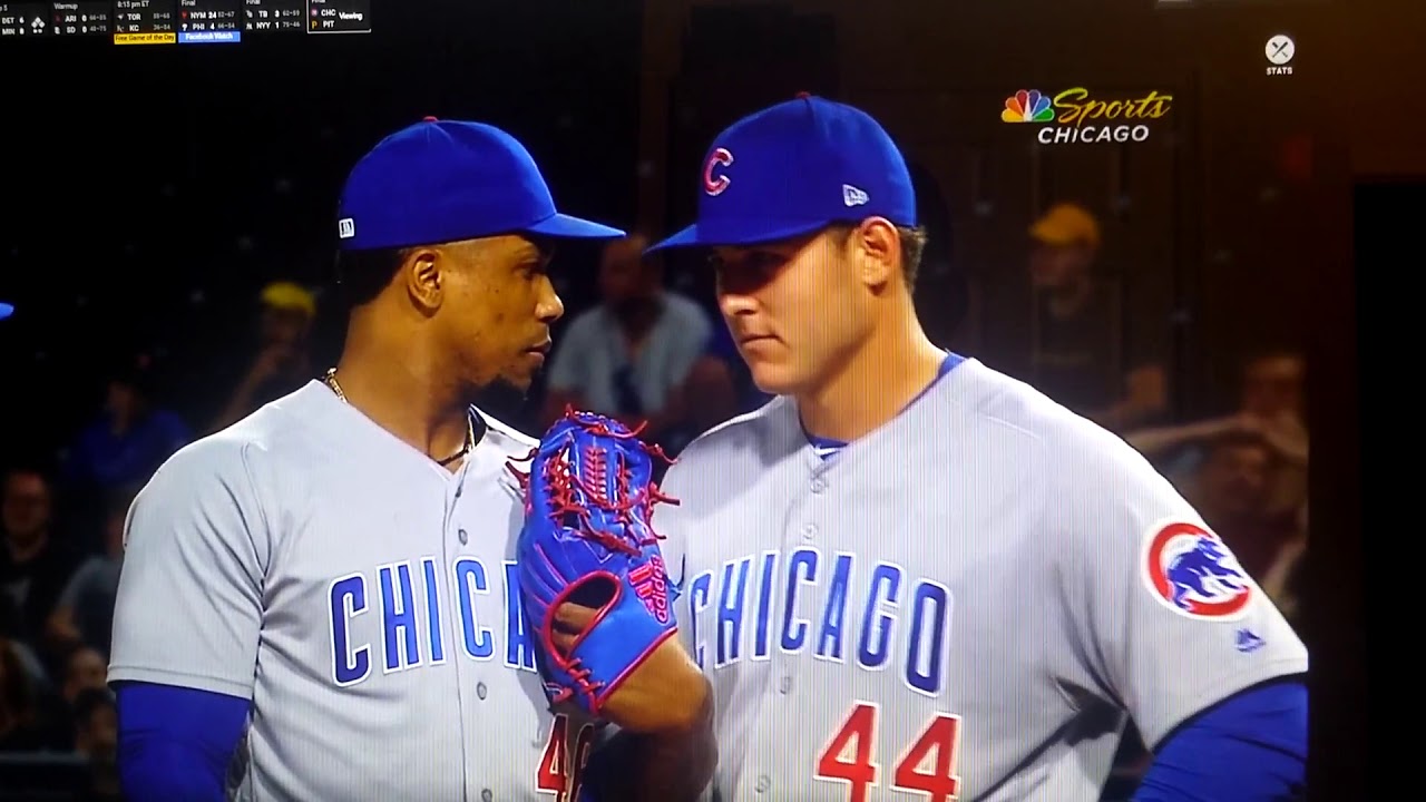 Rizzo gives Pedro the stare - YouTube