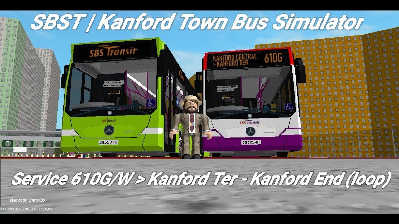 Singapore Bus Services Transit Roblox Service 610g W Kanford - ammanford bus simulator speed run roblox youtube