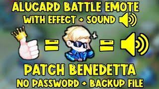 Script Battle Emote Alucard Full Effect   Sound With Backup file No Password Patch Benedetta