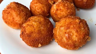 Bolitas de queso con solo 3 ingredientes¡ LA BOTANA QUE A TODOS ENCANTA¡¡¡