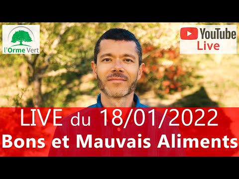 LIVE Spécial BONS ALIMENTS - MAUVAIS ALIMENTS - COMMENT FAIRE LE TRI ? du 18/01/2022