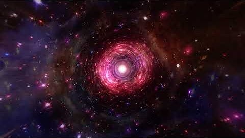 Interstellar flight time travel colorful hyper space loop