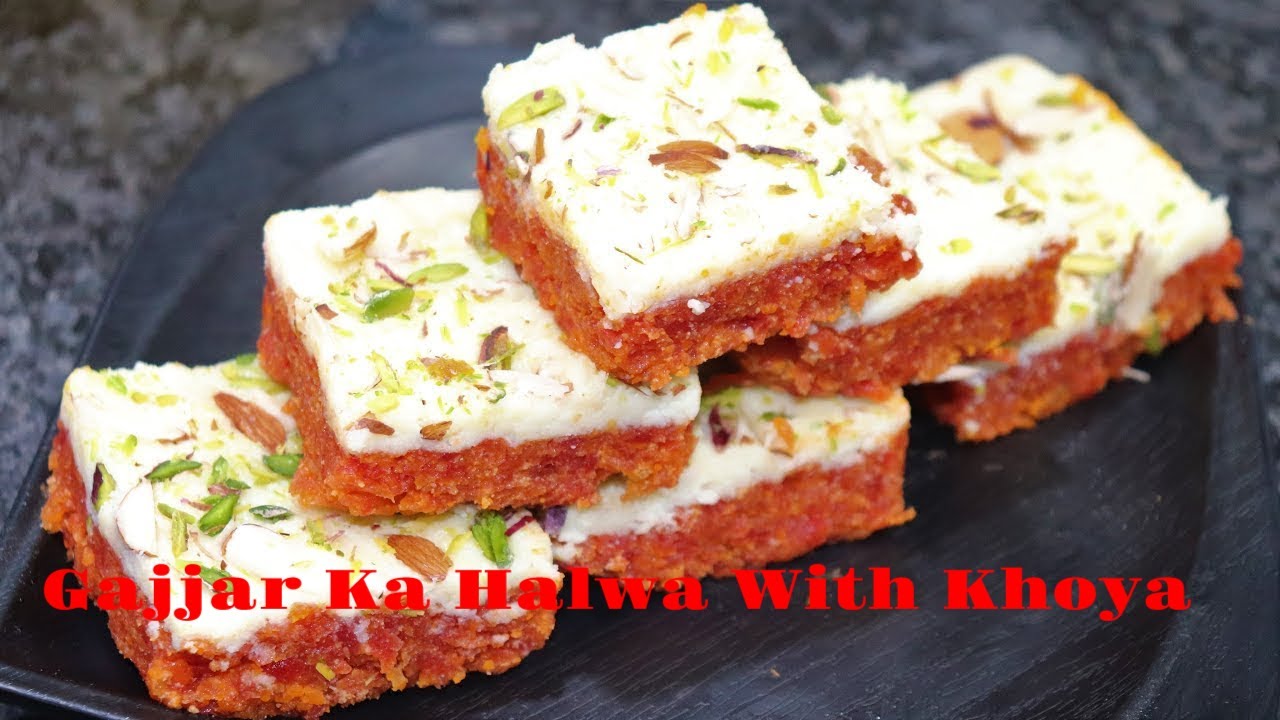 Gajjar Ka Shahi Halwa With Khoya