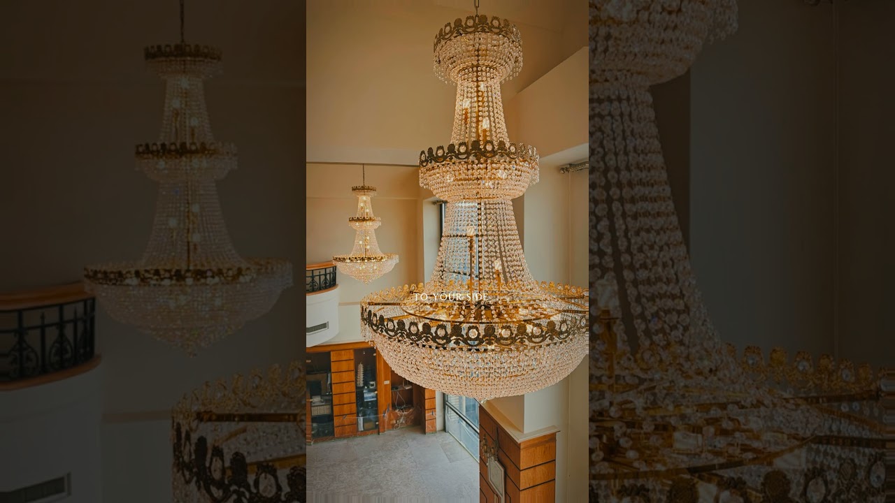 層層光影向下綻放｜埃及 ASFOUR 水晶吊燈的經典比例美學
