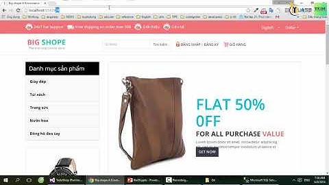 Bai 56 Tạo giỏ hàng trong ASP NET Phần 2