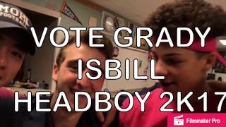 Grady Isbill for Headboy