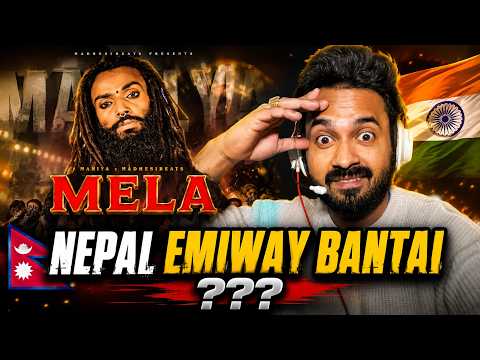 India 🇮🇳 Reaction On Mela - Maniya x MadhesiBeats | Nepal Emiway Bantai ?? | GDX REACTS