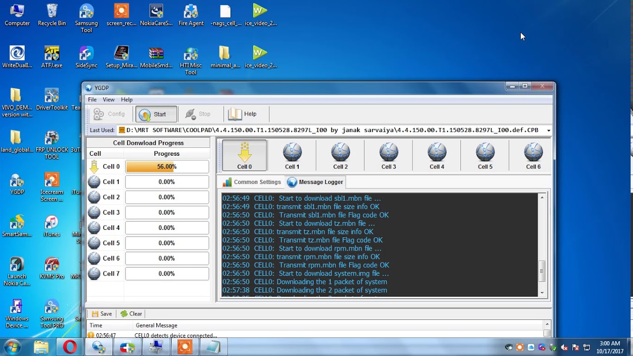 COOLPAD 8297L100 FLASHING DEAD LOGO