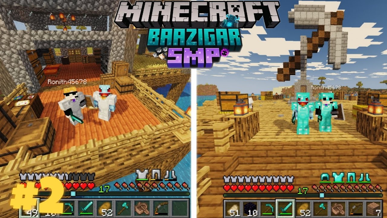 I make Billed in Baazigar SMP  with My friend ||