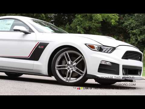 2015 Ford Roush Stage 3 Mustang White and Black - YouTube