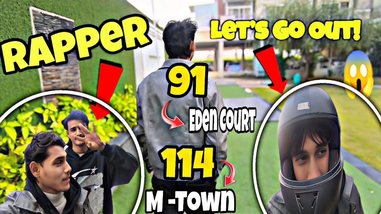 Last Day With My Rapper Friend 😢 | Eden Court Society & M Town Vlog