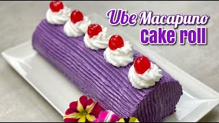 UBE MACAPUNO CAKE ROLL