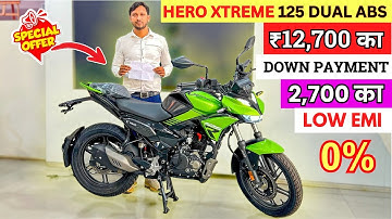 2025 Hero Xtreme 125r Dual Channel ABS || On Road Price || Down Payment and EMI