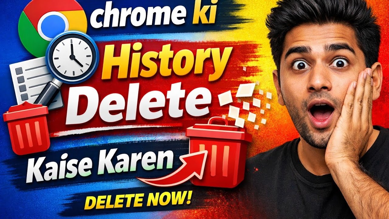 Chrome Ki History Kaise Delete Kare | How To Delete Google Chrome History in Urdu 