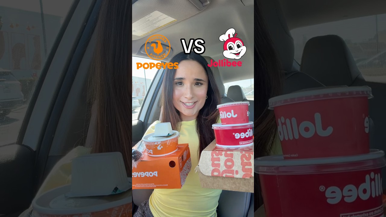 Jollibee против Popeyes: у кого лучше комбо? 🍗 🍟 🩵