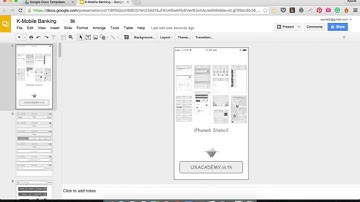 Drawing Wireframe on Google Docs Presentation Path 2/12