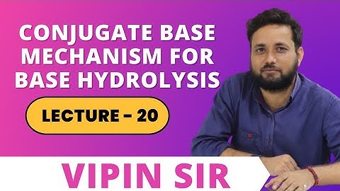 Base hydrolysis in octahedral complexes //Reaction mechanism in coordination complexes