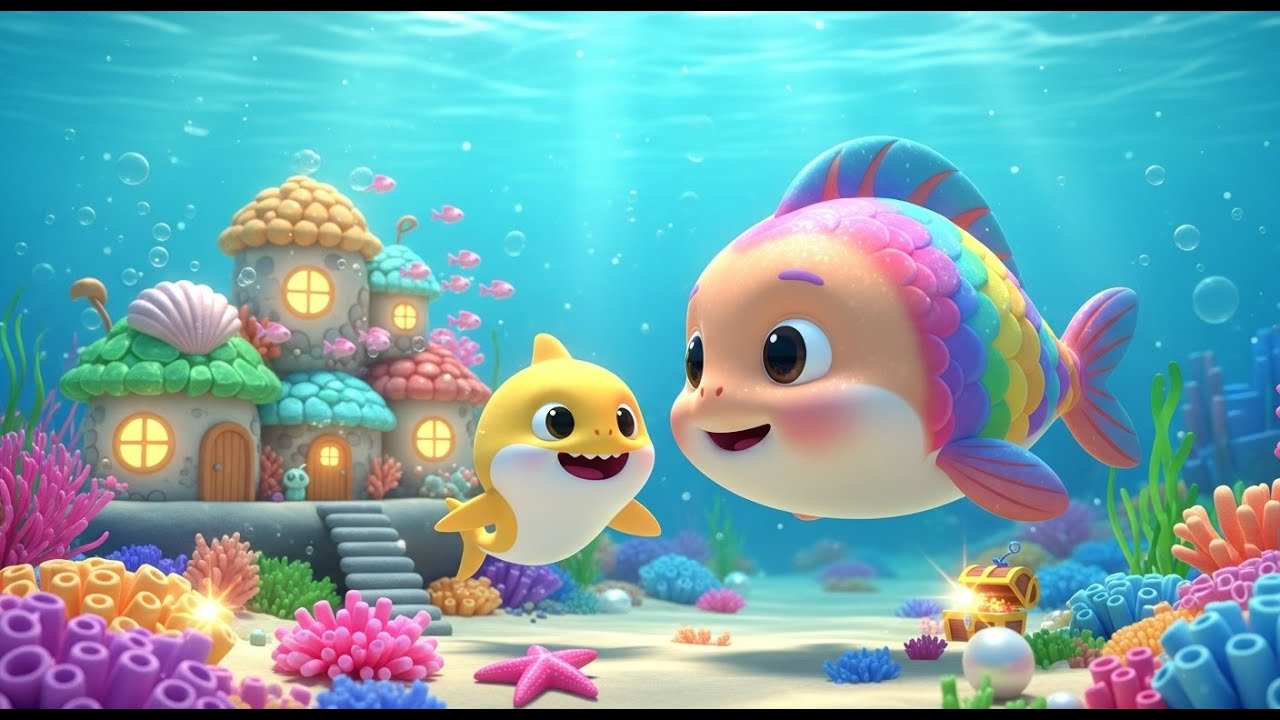 Baby Shark’s Deep Sea Adventure Song for Kids | Family Finds Magic Treasure | Ocean Fun Story