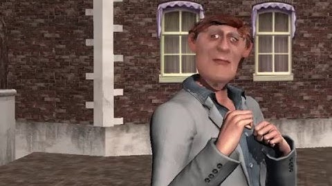 Two 3D characters created from two 2D front and side view drawings using CrazyTalk 8