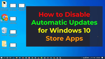 How to Disable Automatic Updates for Windows 10 Store App
