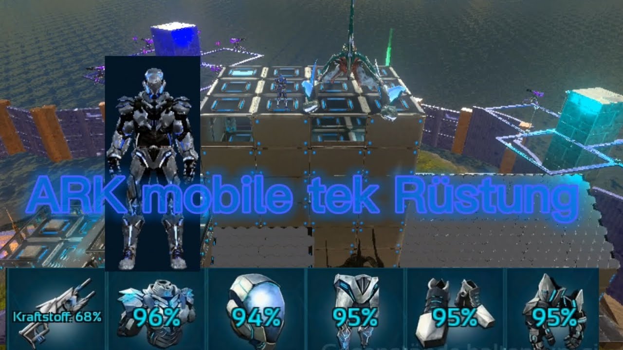 ARK mobile tek Rüstung fertig YouTube