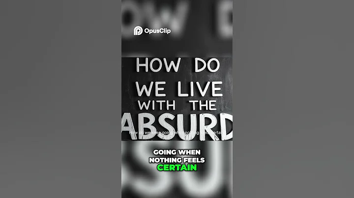 Camus's Answer  Living With the Absurd and Finding Meaning #albertcamus #philosophy #existentialism