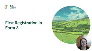 First Registration in Form 3 and Registered Land