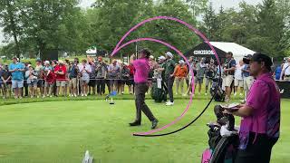 Bubba Watson 3D Swing Tracer at LIV Virginia